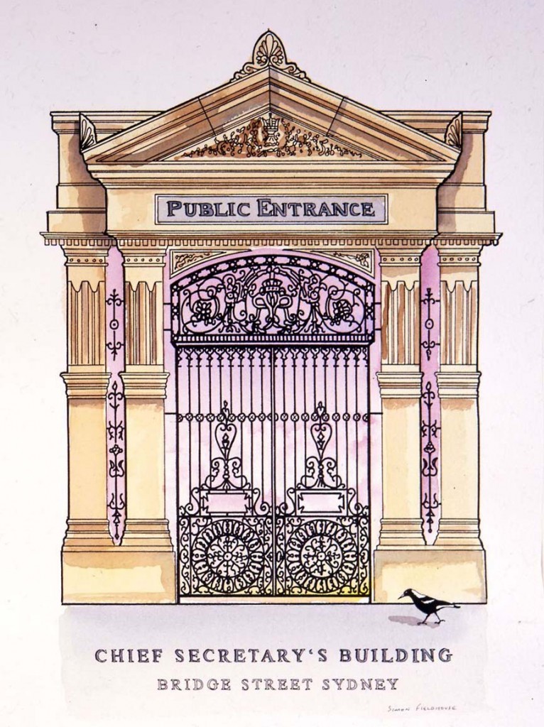 Chief Secretary's Building Entrance Sydney Chief Secretary's Building Entrance Sydney