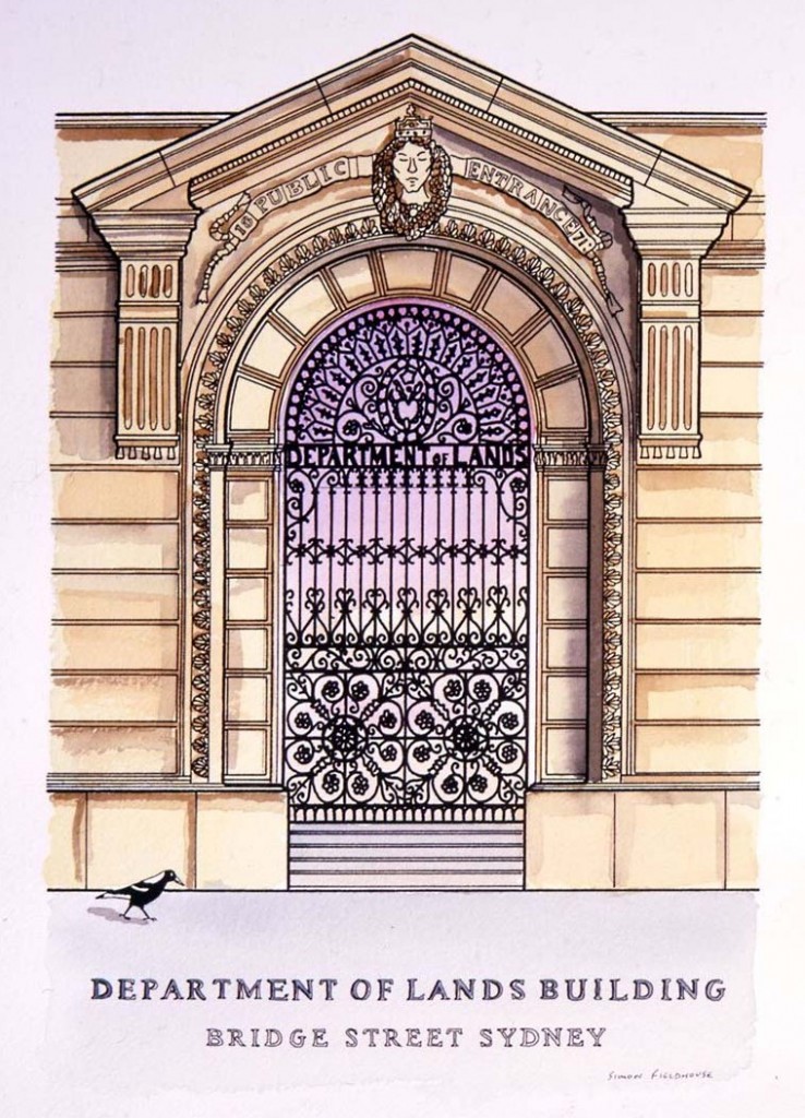 Department of Lands Entrance Sydney Department of Lands Entrance Sydney