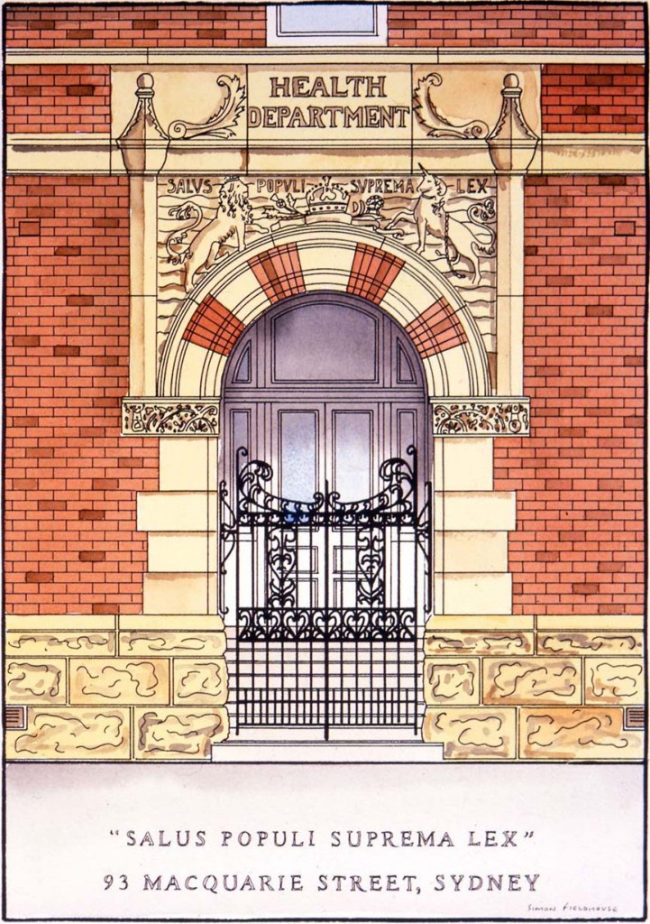 Health Department Entrance - Macquarie Street - Sydney