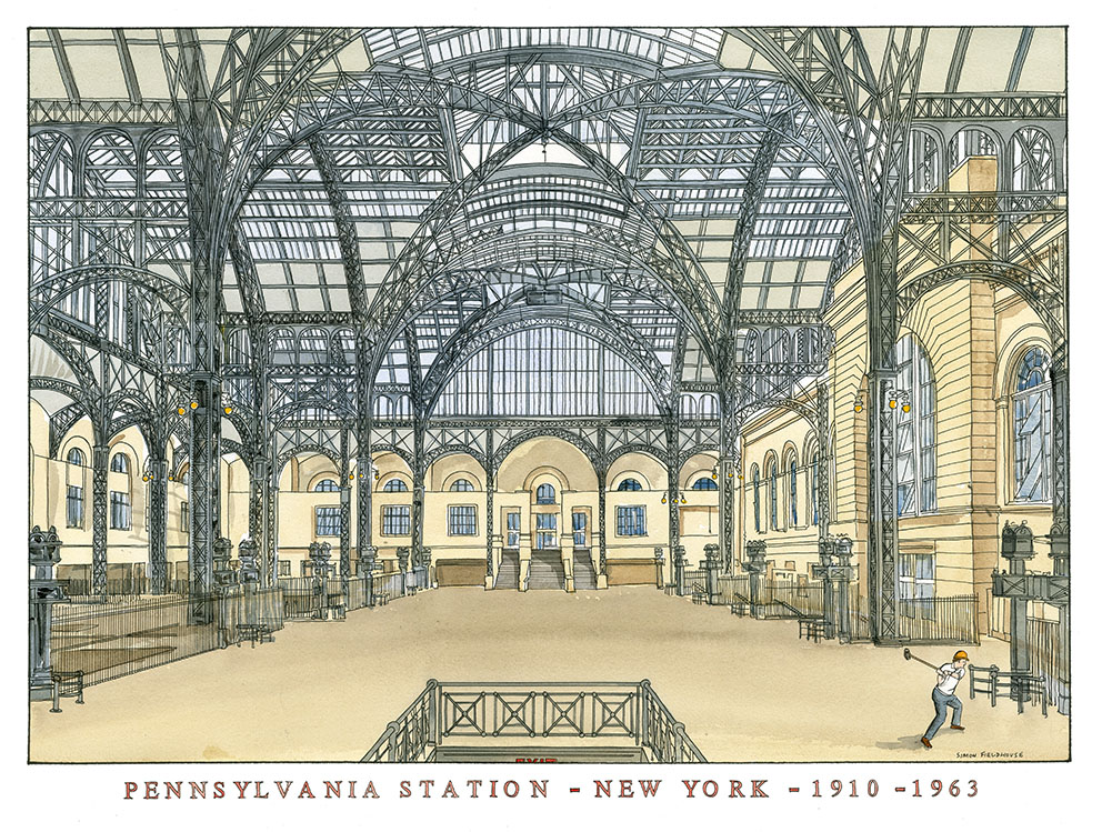 New York Architecture Pennsylvania Station New York Simon Fieldhouse New York Architecture