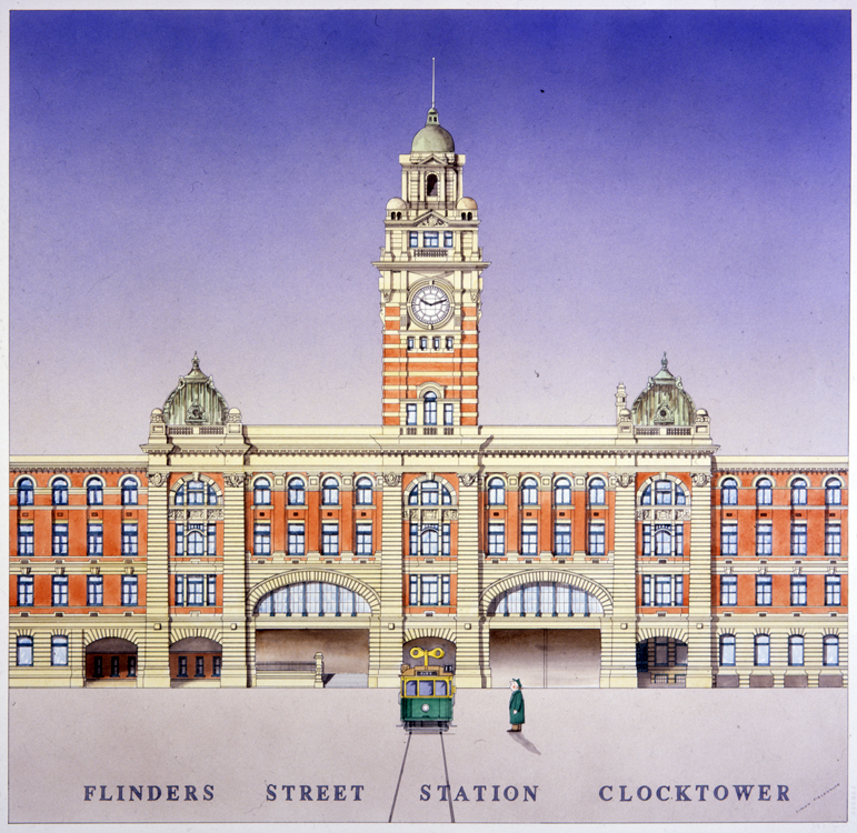 Flinders Street Station Clocktower Melbourne Flinders Street Station Clocktower Melbourne